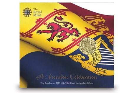 Issued by the Royal Mint, your commemorative £1 coin features Royal Coat of Arms Design. Struck from nickel-brass, this is the first £1 coin to feature the new Jody Clark effigy. 