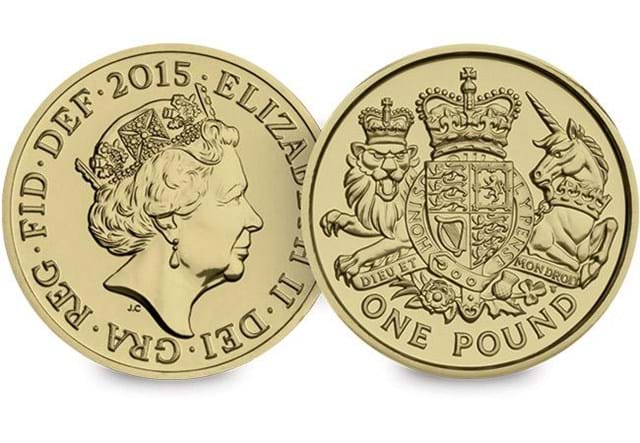 173M Commemorative £1 Royal Arms Design