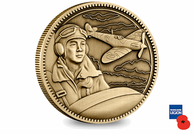 2018 Live On Commemorative Medals Wwii Raf Reverse