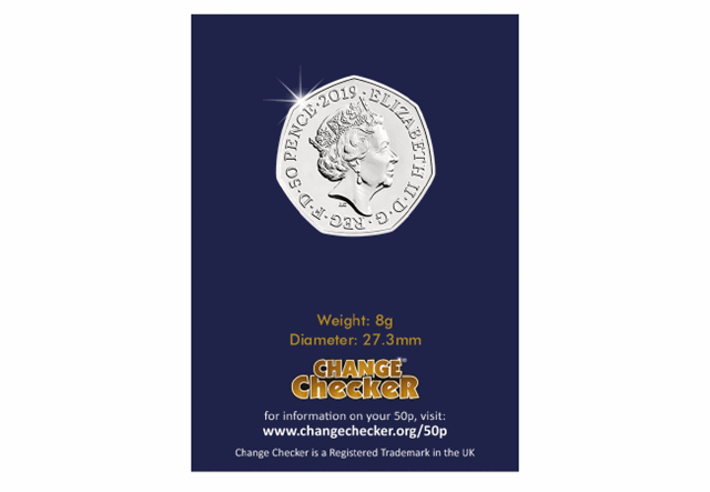 Paddington at the Tower of London 50p Obverse in Change Checker packaging