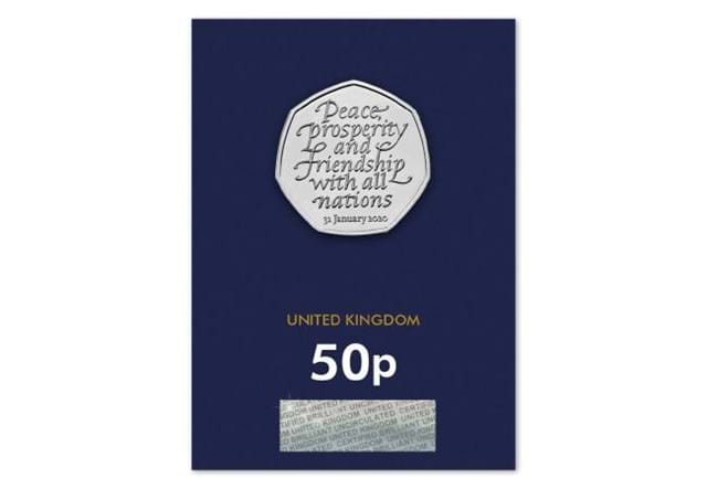 2020 Brexit BU 50p reverse in Change Checker packaging