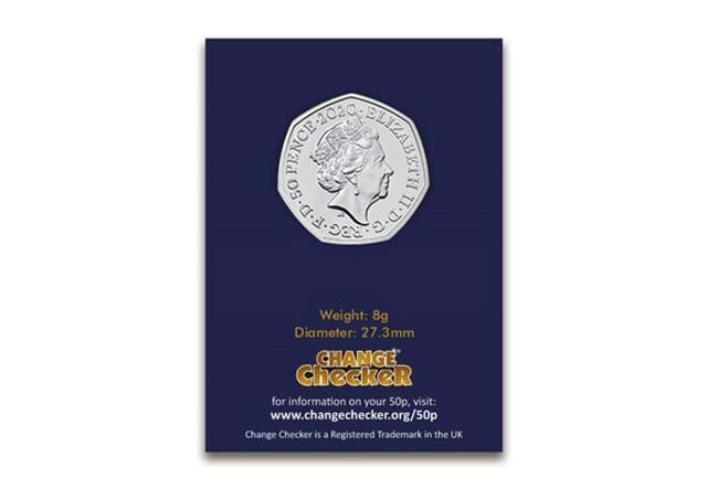Diversity 50p in Change Checker packaging obverse