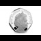QEII 95th Birthday Silver Proof 50p Reverse