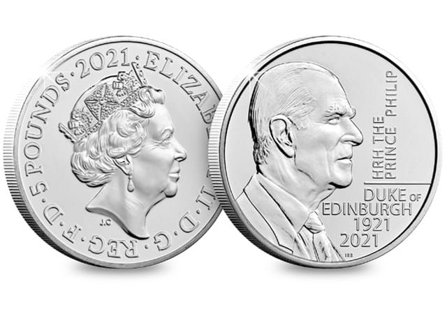 2021 UK Prince Philip CERTIFIED BU £5 both sides