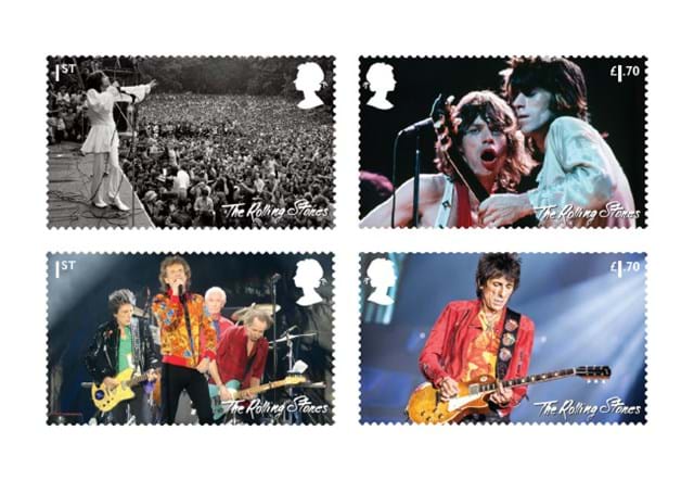 Close-up of stamps