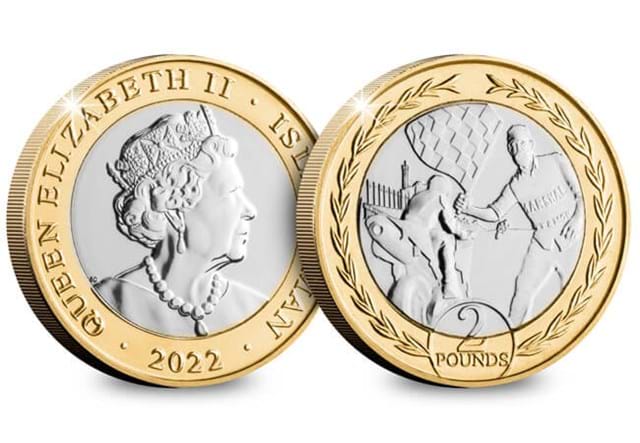 AT Isle Of Man TT Coin 1 OBV/REV