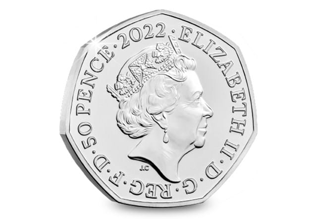 2022 UK Pride BU 50P Obverse