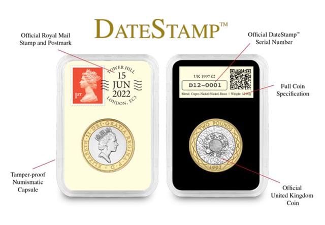 CL 25 Years Of Bi Metallic £2 Datestamp™ Issue Mockups 2