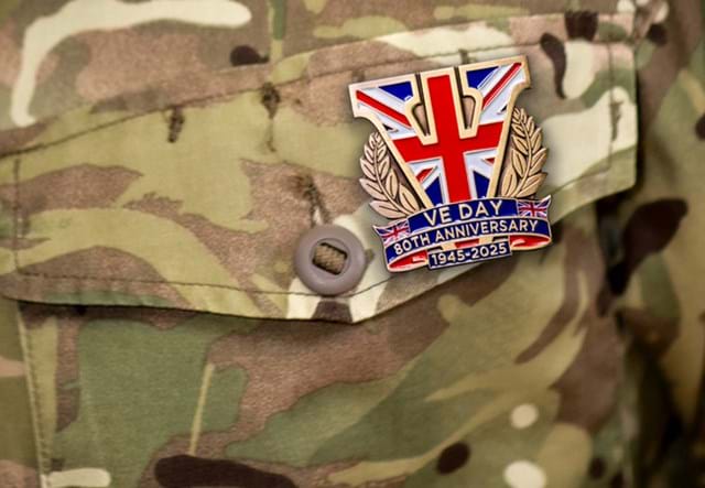 VE Day Pin Badge Lifestyle 02