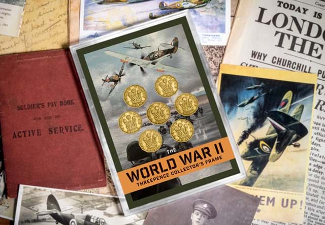 WWII Threepence Frame Lifestyle 01