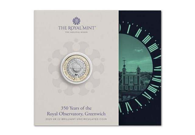 UK 2025 Greenwich Royal Observatory £2 Coin Range CL 4