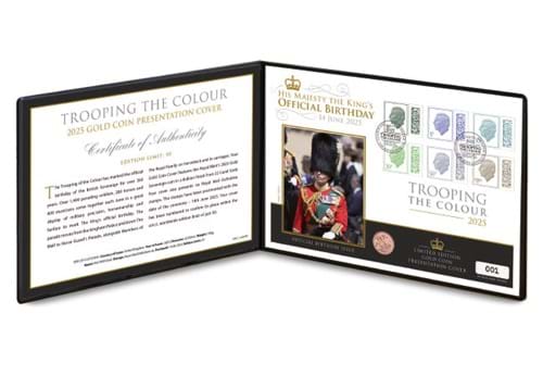 2025 Trooping The Colour 2025 Gold Coin Cover Product Images 3
