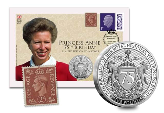 Princess Anne 75Th Birthday £5 Range 9