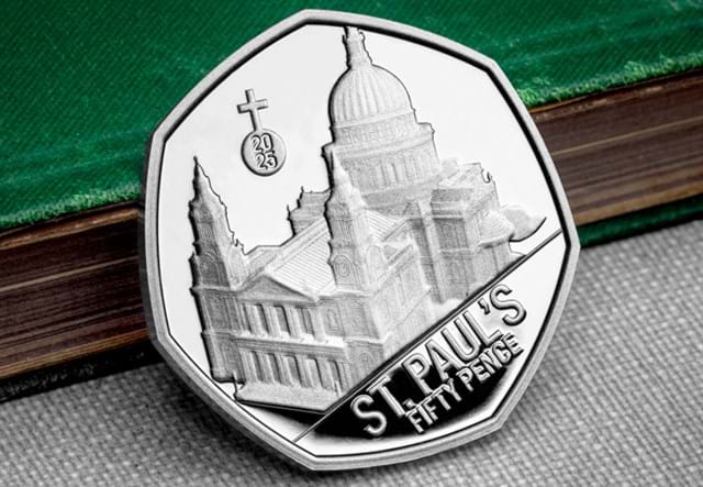 Cathedrals Silver 50P Set Lifestyle 05