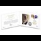 Queen Mother 125Th Birthday Presentation Cover Displayed In Card Folder With Certificate Images AT 6