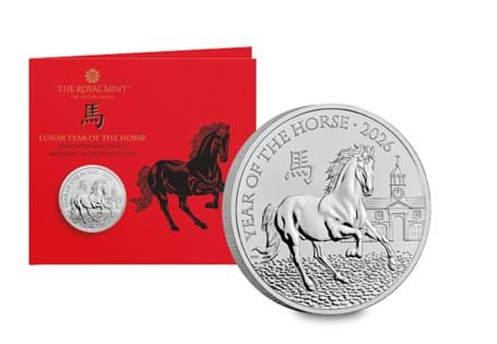 This Brilliant Uncirculated £5 coin celebrates the 2026 Lunar New Year - The Year of the Horse. This is part of The Royal Mint's Shengxio Collection. Comes in official Royal Mint packaging.