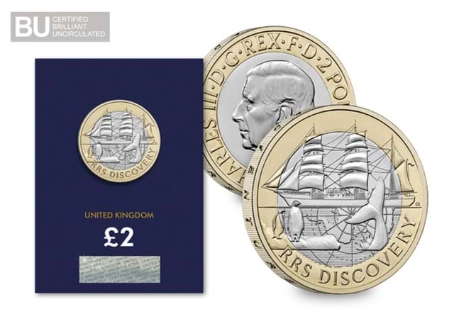UK 2025 RRS Discovery £2 Coin Change Checker Digital Assets CL 2