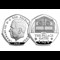 Buckingham Palace Silver 50P Set The Palace Gates Obv Rev