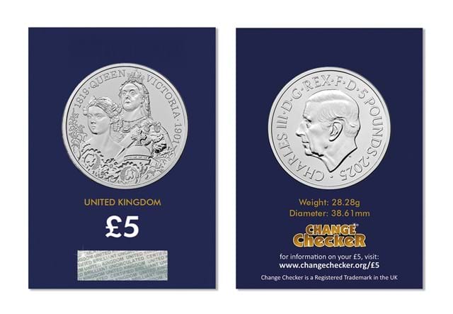 CC UK 2025 Queen Victoria's 125Th Front Back Of CC Card