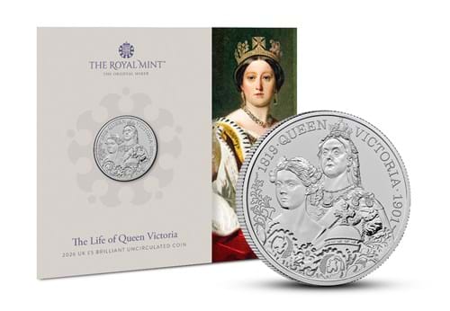 TWC UK 2025 Queen Victoria's 125Th Pack Front With Coin