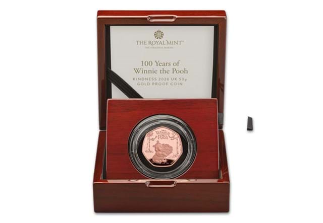 2026 UK Winnie The Pooh Kindness 50P Coin Range 13