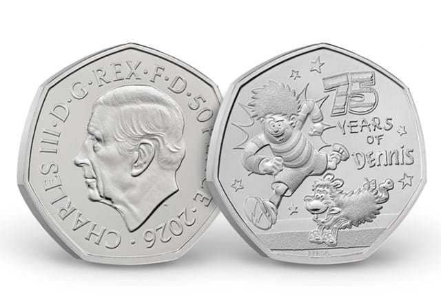 2026 UK Dennis The Menace 50P Images AT 1