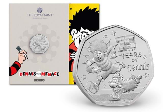2026 UK Dennis The Menace 50P Images AT 2
