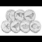 Peatland 10Ps (Non Coloured) All Rev (With Obv)