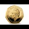 St George Gold Plated 50P OBV Product
