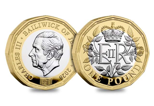 2025 QEII 100 Silver £1 Obv Rev