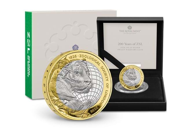 ZSL 2 Pound Coin Images AT 8