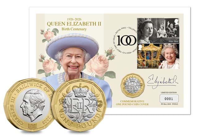 QEII £1 Cover Images With Stamps CL 4
