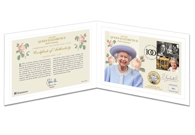 QEII £1 Cover Images With Stamps CL 6