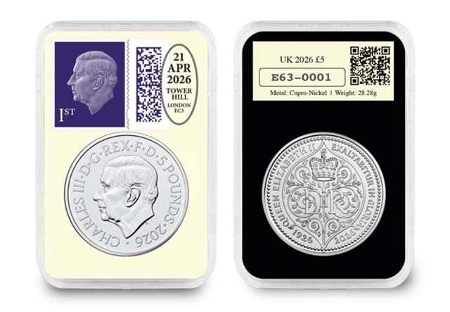 Datestamp UK 2026 Queen Elizabeth II Centenary BU £5 Product Images 2