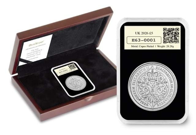 Datestamp UK 2026 Queen Elizabeth II Centenary BU £5 Product Images 5