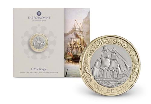HMS Beagle 2 Pound Images 1
