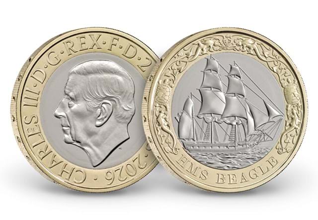 HMS Beagle 2 Pound Images 2
