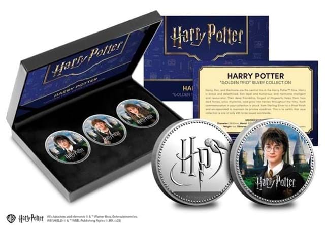 2025 Harry Potter Golden Trio Silver Box