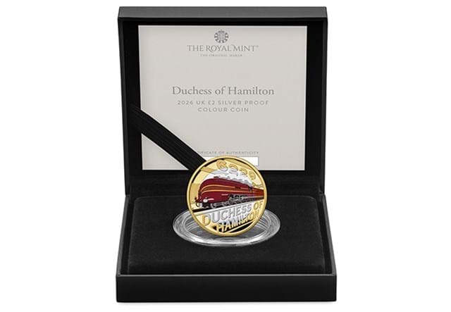 Silver Duchess Of Hamilton 2 Pound Images 3