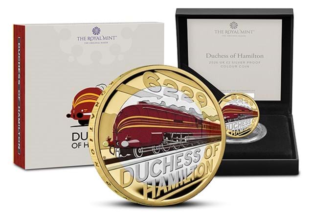 Silver Duchess Of Hamilton 2 Pound Images 1