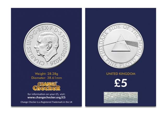 Pink Floyd 5 Pound Coin Images AT 12
