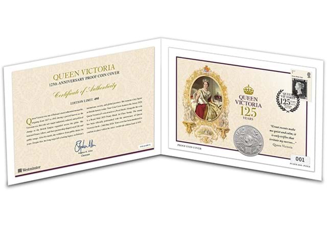 JG Queen Victoria CUNI Proof £5 Cover 650X450