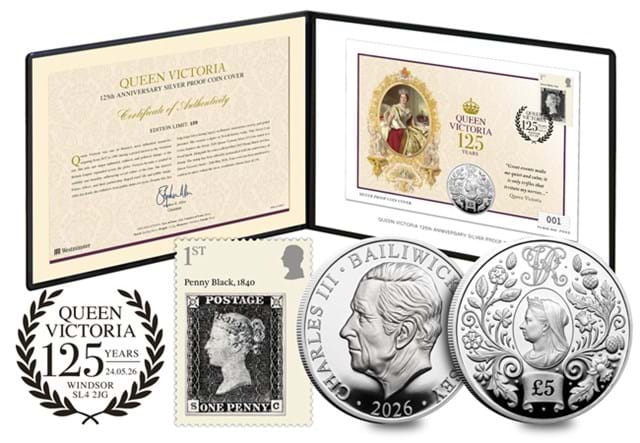 Victoria 125 Years 5 Pound Cover Images AT 4