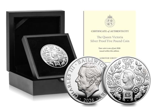 2026 Queen Victoria Silver £5 Box 1